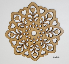 MANDALAS 12CM MDF 3MM CRU - comprar online