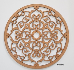 MANDALAS 30CM MDF 3MM CRU - loja online