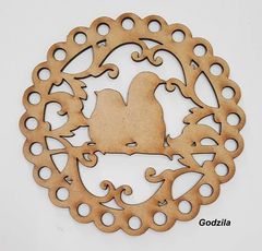 Mandala Passarinho MDF 3mm