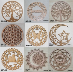 MANDALAS 30CM MDF 3MM CRU - comprar online