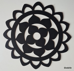 MANDALAS 10CM MDF 3MM PRETO - comprar online