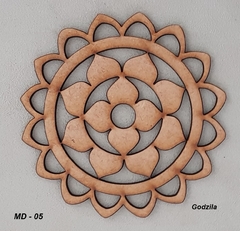 MANDALAS 10CM MDF 3MM CRU - comprar online