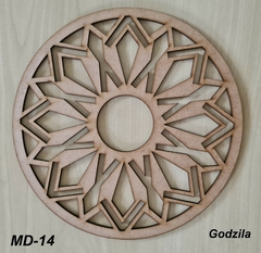 Mandalas 20cm MDF 3mm cru na internet