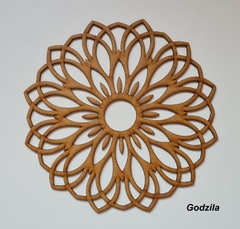 Imagem do MANDALAS 12CM MDF 3MM CRU