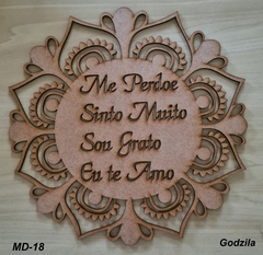 MANDALAS 30CM MDF 3MM CRU - loja online