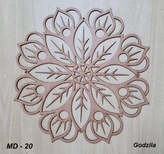 MANDALAS 10CM MDF 3MM CRU - loja online