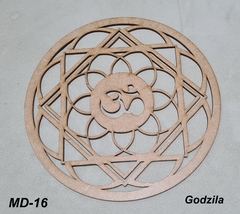 Mandalas 20cm MDF 3mm cru - comprar online