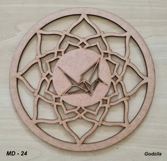 Mandalas 20cm MDF 3mm cru na internet