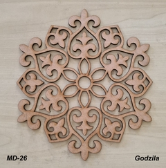 MANDALAS 30CM MDF 3MM CRU - comprar online