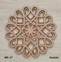 Imagem do Mandalas 20cm MDF 3mm cru