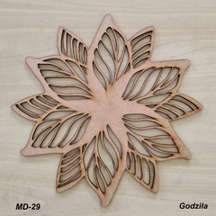 Mandalas 20cm MDF 3mm cru - comprar online