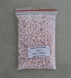 Meia Pérola 6mm 100grs. - www.godzila.com.br