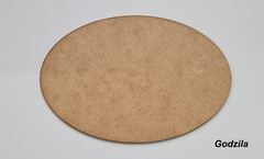 50 Placas Ovais 14x8cm