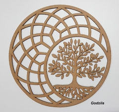 MANDALAS 12CM MDF 3MM CRU - www.godzila.com.br