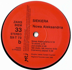 Siekiera – Nowa Aleksandria (VINIL) - WAVE RECORDS - Alternative Music E-Shop