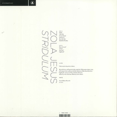 Zola Jesus – Stridulum (VINIL MILK CLEAR) - comprar online