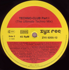 Compilação - Techno Club Vol. 1 (VINIL) - WAVE RECORDS - Alternative Music E-Shop