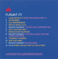Sigue Sigue Sputnik – Flaunt It (BOX - 3 CD) - WAVE RECORDS - Alternative Music E-Shop
