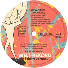 Fehlfarben - Monarchie und alltag (Vinil) na internet