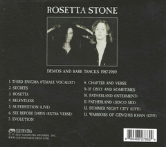 Rosetta Stone – Demos and rare tracks 1987-1989 (CD) - comprar online