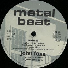 John Foxx ?- Metamatic (VINIL) - WAVE RECORDS - Alternative Music E-Shop