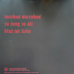 Xmal Deutschland – Incubus Succubus (12" VINIL RED/BLACK) - comprar online