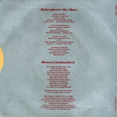 Mecano – Robespierre's Re-Marx (7" VINIL) - comprar online