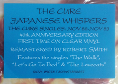 The Cure – Japanese Whispers : The Cure : Singles Nov 82 - Nov 83 (VINIL CLEAR 40YJ ANNIVERSARY) na internet