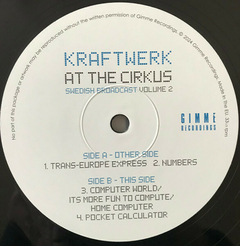 Kraftwerk – At The Cirkus (Swedish Broadcast Volume 2) (VINIL DUPLO)