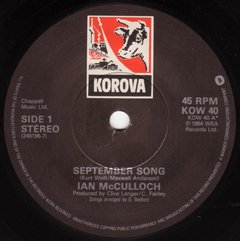 Ian McCulloch ?- September Song (7" VINIL) na internet