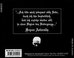 Sopor Aeternus ?- ...Ich Töte Mich Jedesmal Aufs Neue, Doch Ich Bin Unsterblich, Und Ich Erstehe Wieder Auf; In Einer Vision Des Untergangs...4TH EDITION (CD) - comprar online