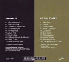 AND ONE - PROPELLER + LIVE ON STAGE 1 (CD DUPLO) - comprar online