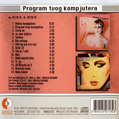 Denis & Denis ‎– Program Tvog Kompjutera (CD) - comprar online