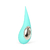 LELO DOT de color aqua, con diseño elegante y forma de gota.