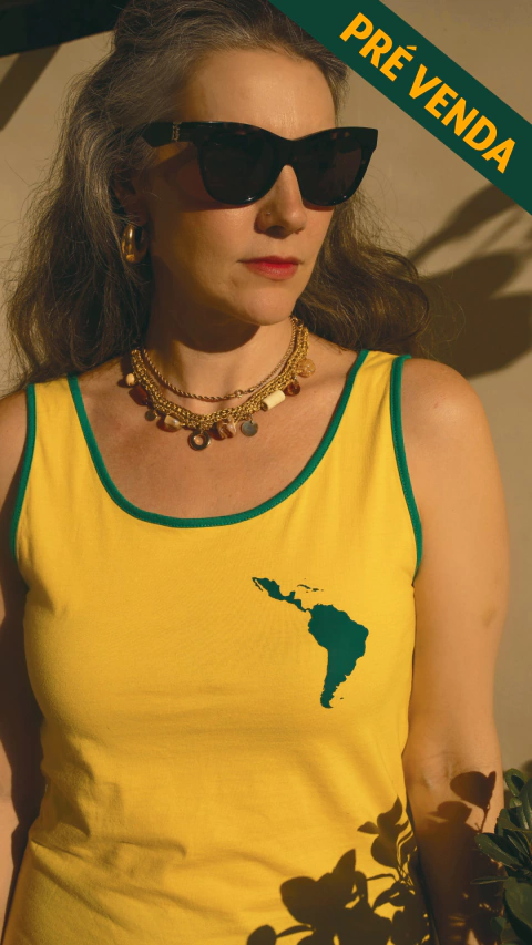 REGATA LATINA 10 AMARELO CANÁRIO - PRÉ VENDA