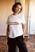 CAMISETA LATINA Y EMOCIONADA BRANCA - loja online