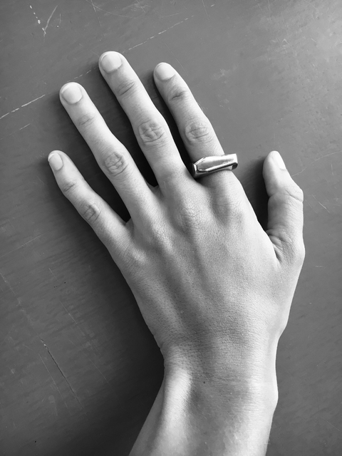 Anillo Ataúd Plata