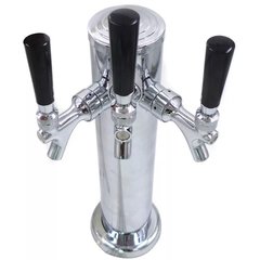 Pilón Columna Krome 3 Canillas - comprar online