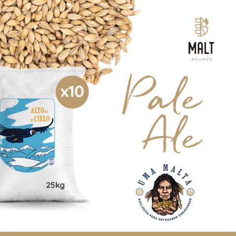 Pale Ale UMA x 10 Bolsas de 25kg