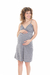 Camisón Maternal Rayado Gris. Art. 91807 - Wassarette
