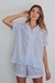 Camisero Vichy Celeste - 12811 - tienda online