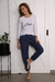 Pijama Love Azul- 22781/2 - comprar online