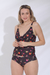 Malla Tankini ColaLess Negra Estampada. ArtW7023 en internet