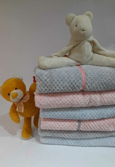 Manta peluche bebe con Capucha Art 1030