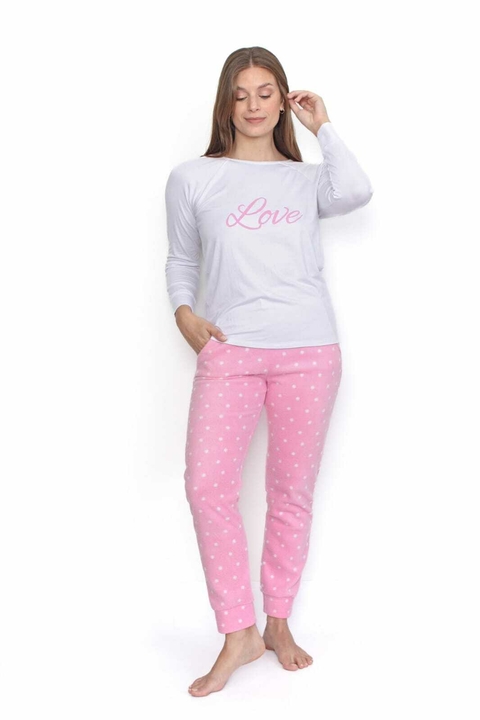 Pijama Love Rosa- 22781/2