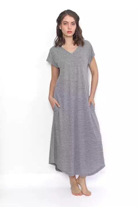 Vestido Largo Rayas. Art.31525/6