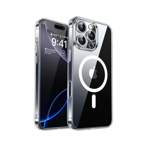 Funda Magsafe con Cubre Camara Para iPhone 16 Pro Max