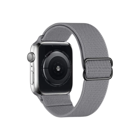 Malla Nylon Loop Ajustable Gris para Apple Watch