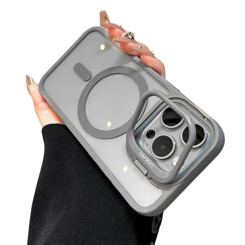 Funda Magnética Con Soporte Cámara Para iPhone 16 Pro - comprar online
