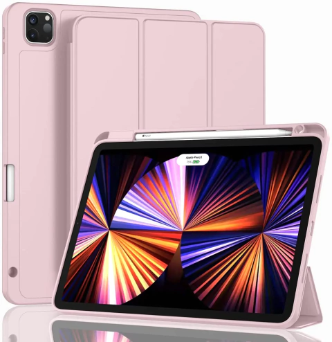 Funda para iPad Pro 11 con Porta Pencil Rosa
